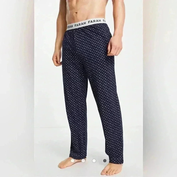 Farah Blundell jersey lounge pant in navy - Picture 1 of 4